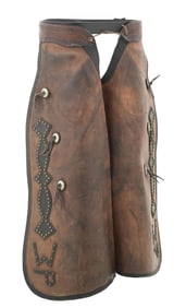 STUDDED BATWING CHAPS