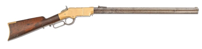 (A) NEW HAVEN ARMS MODEL 1860 HENRY LEVER ACTION RIFLE.