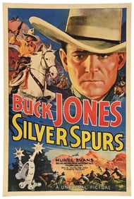 BUCK JONES "SILVER SPURS" MOVIE POSTER
