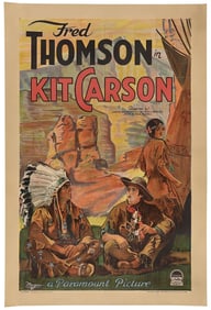 KIT CARSON MOVIE POSTER STARRING FRED THOMPSON