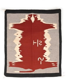 PICTORIAL NAVAJO TEXTILE