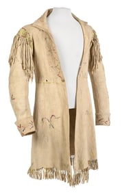 QUILLED PLAINS CREE MENS COAT