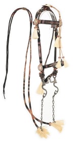 MONTANA PENITENTIARY HORSEHAIR BRIDLE