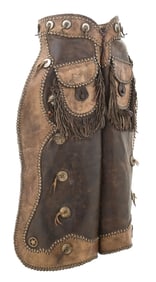 FANCY UNMARKED BATWING CHAPS