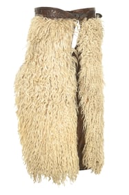 RILEY & MCCORMICK WHITE BATWING WOOLIE CHAPS