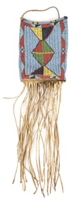 CHEYENNE BEADED MIRROR POUCH