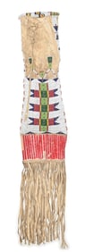 IDENTIFIED SIOUX BEADED PIPE BAG