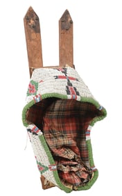 LAKOTA BEADED CRADLEBOARD