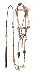 MONTANA PRISON HITCHED HORSEHAIR BRIDLE