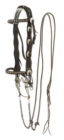 SILVER OVERLAID GAL-LEG BIT