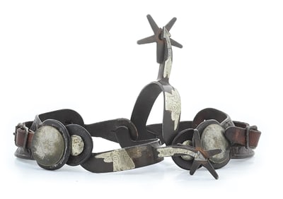 CROCKETT BULL HEAD SPURS