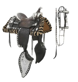 ELEGANT EDWARD H. BOHLIN "BEVERLY SPECIAL" MODEL PARADE SADDLE