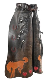 UNMARKED OVERLAID BATWING CHAPS