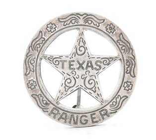 TEXAS RANGERS COMPANY "F" BADGE