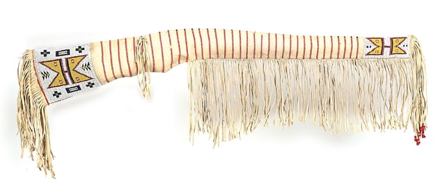 NORTHERN PLAINS BEADED RIFLE SCABBARD