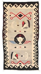 A NAVAJO FIGURAL TEXTILE