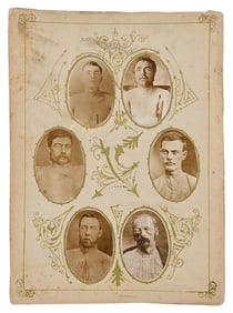 COMPOSITE PHOTOGRAPH OF THE JAMES-YOUNGER GANG