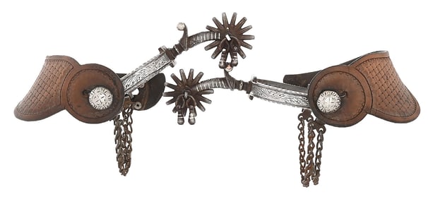 MILLER BIT & SPUR MADE CALIFORNIA SPURS