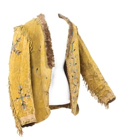 SIOUX BEADED LEATHER JACKET