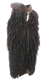 C.P. SHIPLEY BLACK WOOLIE CHAPS