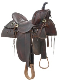 UNMARKED "FREAK FORK" SADDLE