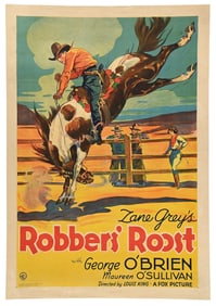 ZANE GREY'S "ROBBERS' ROOST" MOVIE POSTER