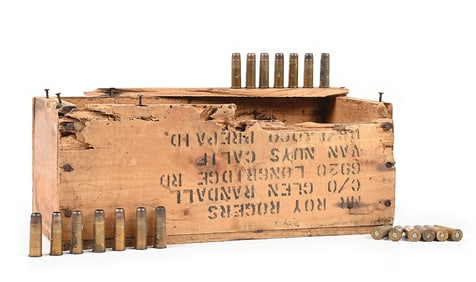 CRATE OF ROY ROGERS' HOLLYWOOD 44-40 SHOW BLANKS