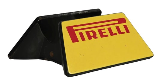 PIRELLI TIRES PORCELAIN SERVICE STATION TIRE STAND