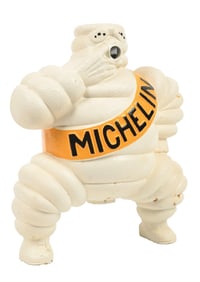 MICHELIN TIRES CAST IRON BIBENDUM COMPRESSOR FIGURE