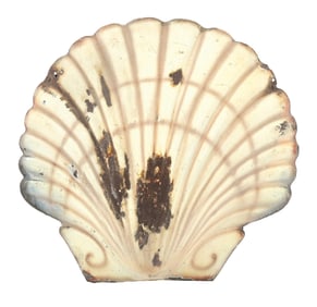 SHELL GASOLINE THREE DIMENSIONAL PORCELAIN SHELL