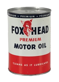 FOX HEAD PREMIUM MOTOR OILS ONE QUART CAN