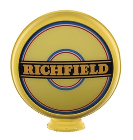 RICHFIELD COMPLETE 15" GLOBE ON METAL HI- PROFILE BODY
