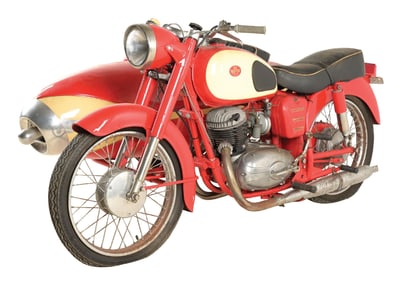 1960 HUNGARIAN PANNONIA CSPEL 250 TLF DE LUXE WITH A DUNA SIDE CAR