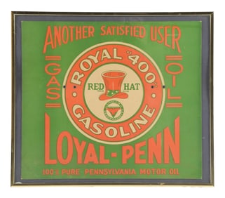 RED HAT ROYAL 400 CARDSTOCK WINTERFRONT SIGN