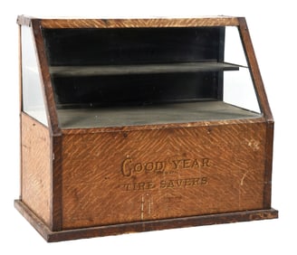 GOOD YEAR TIRE SAVERS DISPLAY CASE