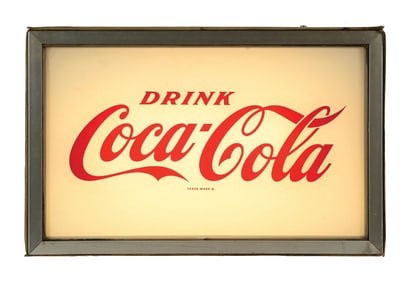 DRINK COCA-COLA LIGHT-UP STORE DISPLAY SIGN