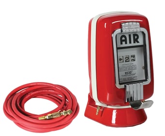 ECO TIREFLATOR SERVICE STATION AIR METER W/ WALL MOUNT ATTACHMENT