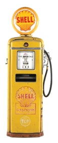 GILBARCO CALCO METER GAS PUMP IN SHELL GASOLINE