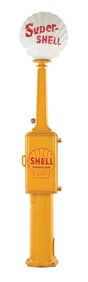 FERROMETER MODEL #800 GAS PUMP RESTORED IN SHELL GASOLINE