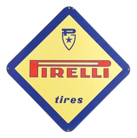 PIRELLI TIRES PORCELAIN SIGN