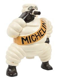 MICHELIN TIRES CAST IORN FIGURAL BIBENDUM COMPRESSOR MASCOT