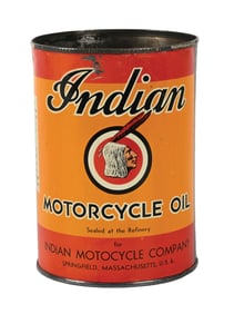INDIAN MOTORCYCLE OIL ONE QUART CAN
