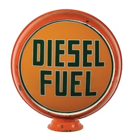 HI-POWER DIESEL FUEL COMPLETE 15" GLOBE ON METAL BODY