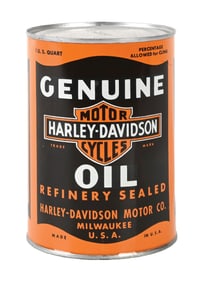 HARLEY-DAVIDSON MOTOR OIL ONE QUART CAN