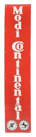 MODI CONTINENTAL TIRES PORCELAIN SERVICE STATION SIGN
