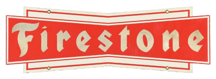FIRESTONE TIRES TIN SERVICE STATION SIGN
