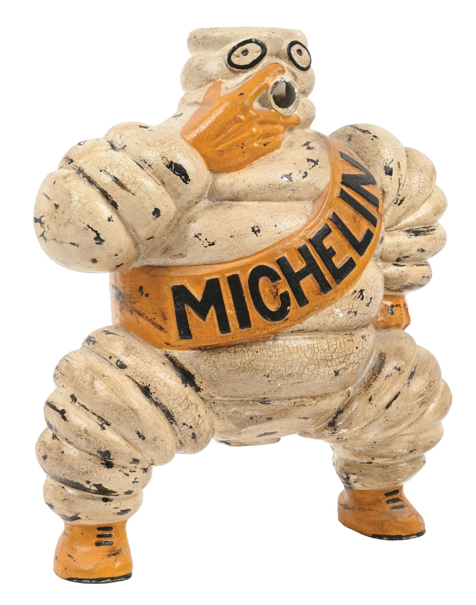 MICHELIN TIRES ALUMINUM BIBENDUM FIGURAL COMPRESSOR MASCOT (1 of 4)