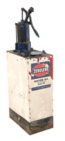 ZEROLENE MOTOR OIL SERVICE STATION LUBSTER PUMP