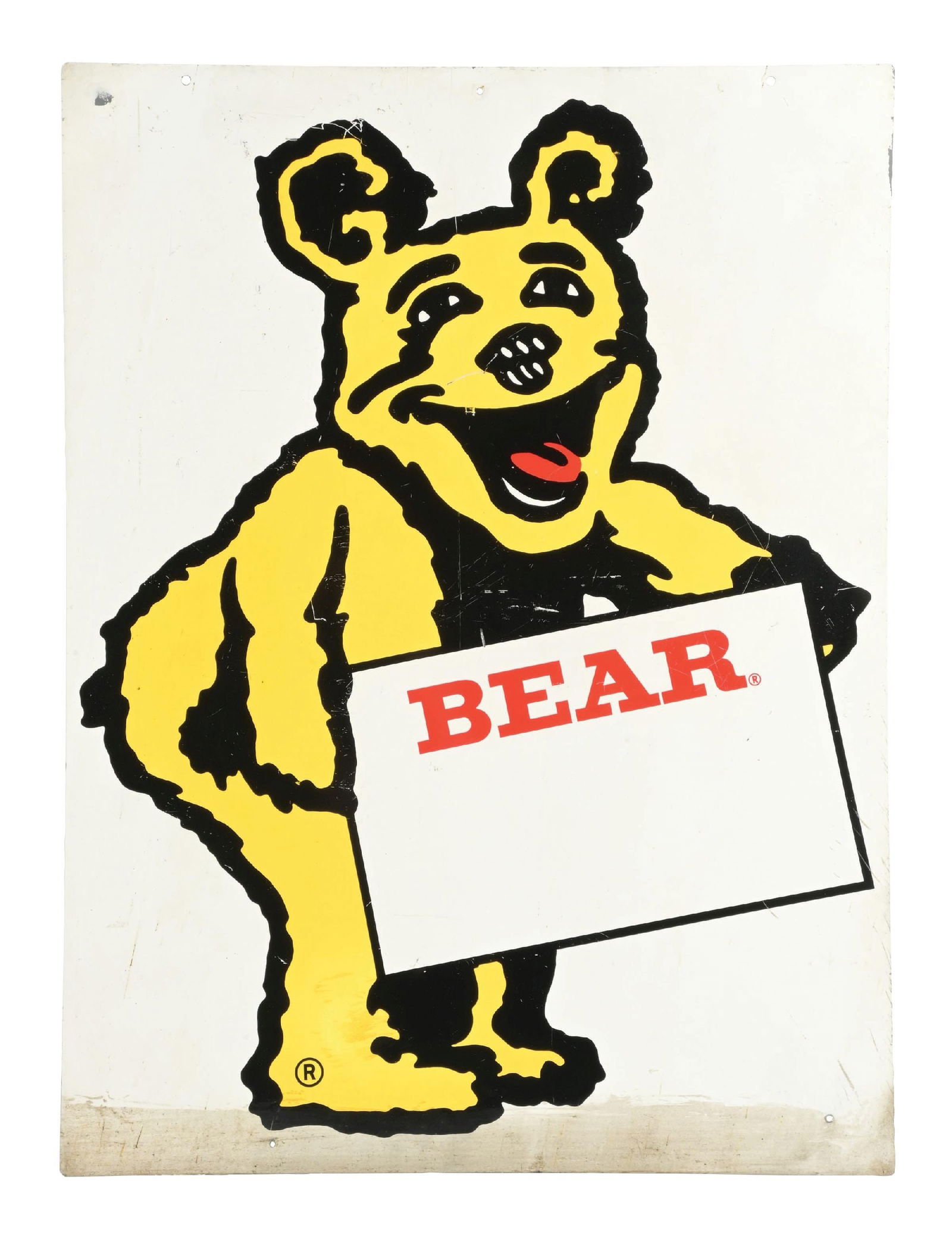 BEAR WHEEL ALIGNMENT TIN SERCIE STATION SIGN (1 of 2)