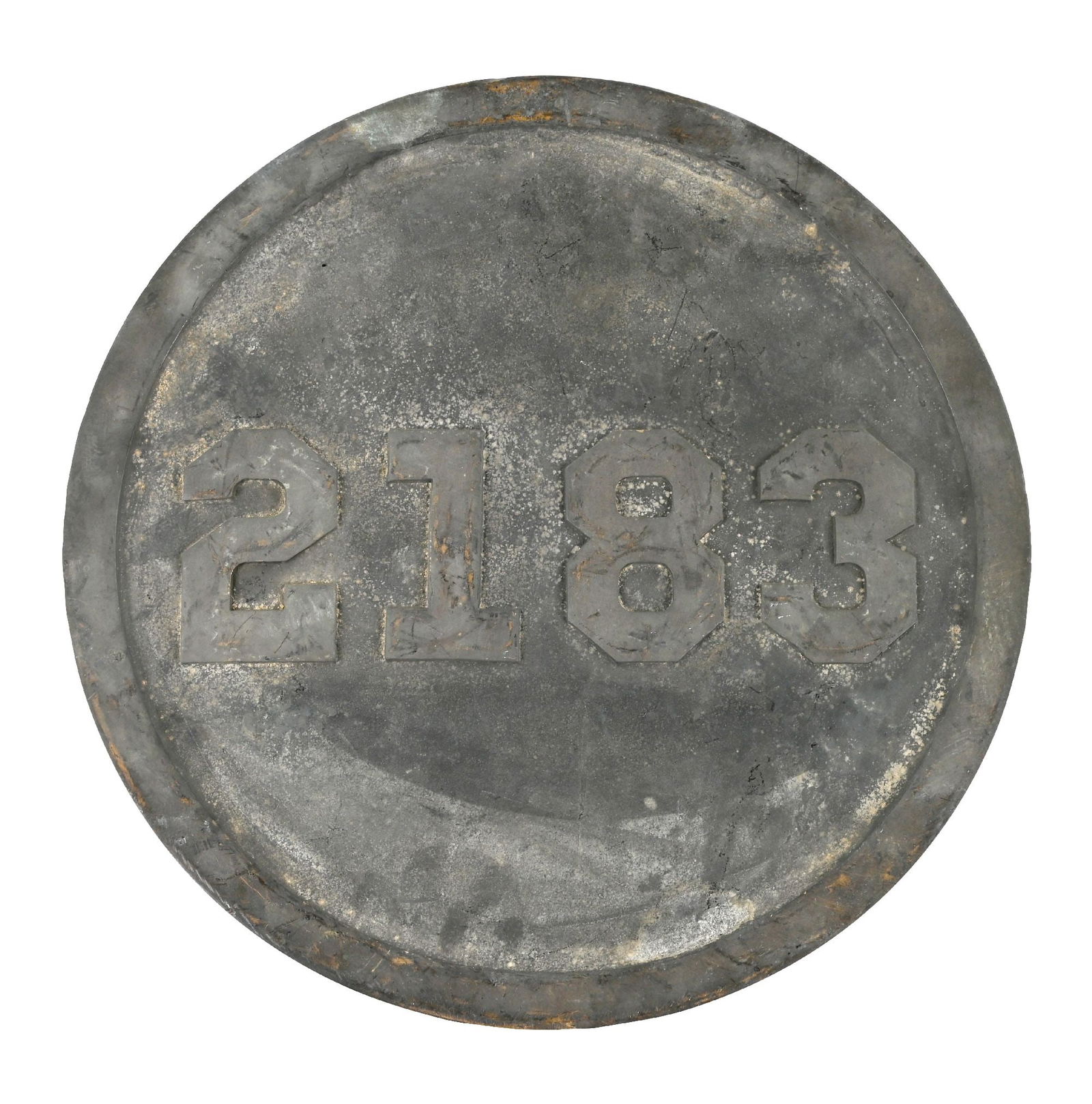 N&W LOCOMOTIVE NUMBER PLATE (1 of 4)